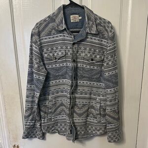 Faherty overshirt western pattern- Large